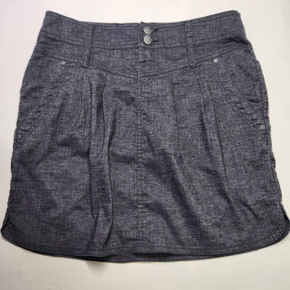 Prana Dresses & Skirts - ⭐️prAna Lizbeth A-Line Mini Skirt – Size 4 | Charcoal Grey | Outdoor Adventure
